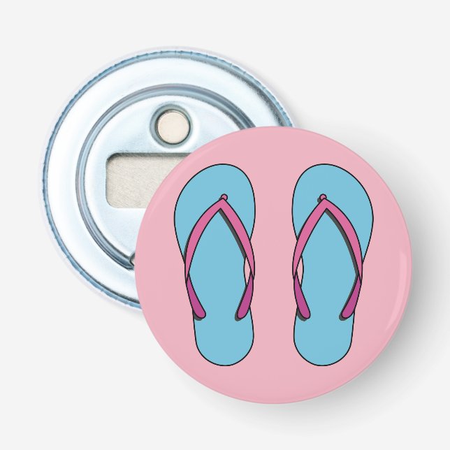 Beach Flip Flops Bottle Opener (Front)