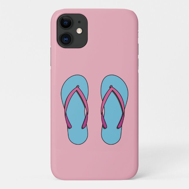 Beach Flip Flops Case-Mate iPhone Case (Back)