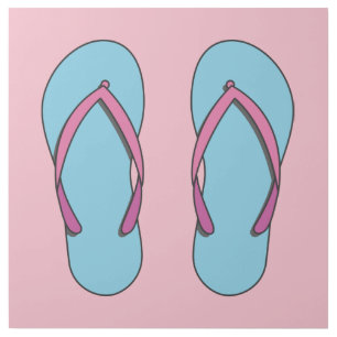 Beach Flip Flops Gallery Wrap
