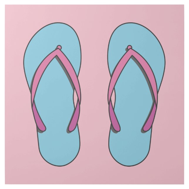 Beach Flip Flops Gallery Wrap (Front)