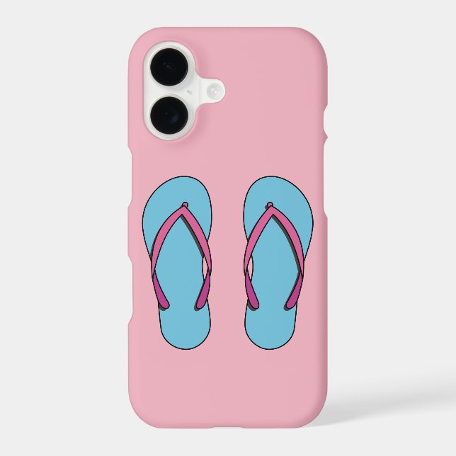 Beach Flip Flops Iphone Case (Back)