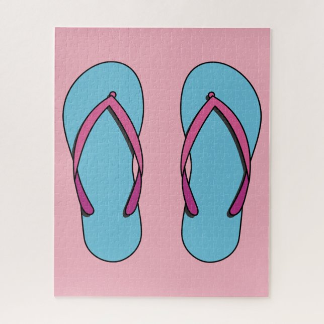 Beach Flip Flops Jigsaw Puzzle (Vertical)