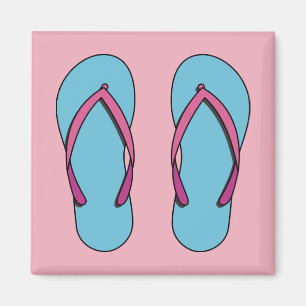 Beach Flip Flops Magnet