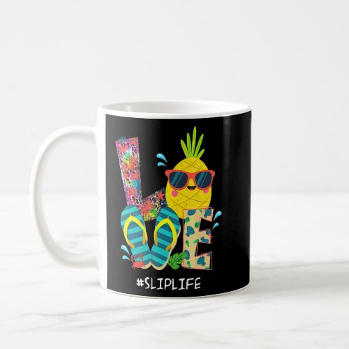 Beach Flip Flops Pineapple Summer Vacation Love Sl Coffee Mug