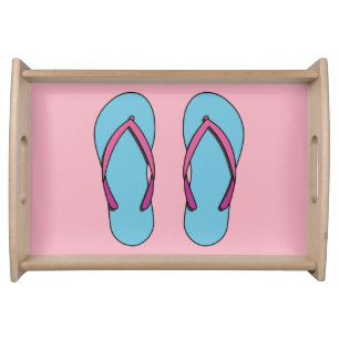 Beach Flip Flops Serving Tray