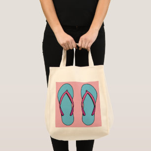 Beach Flip Flops Tote Bag