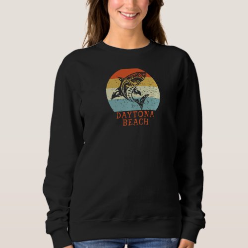 Beach Florida Tribal Shark Vacation Sweatshirt