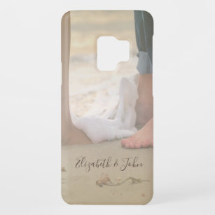 Beach,Foots,Waves  -Personalized Case-Mate Samsung Galaxy S9 Case