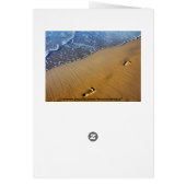 Beach Footsteps Cards (Back)