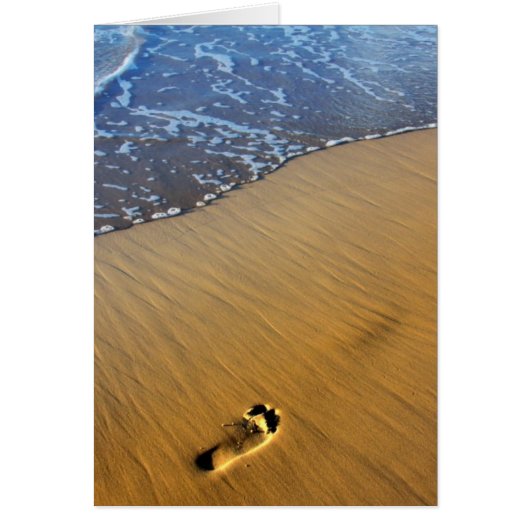 Beach Footsteps Cards (Front)