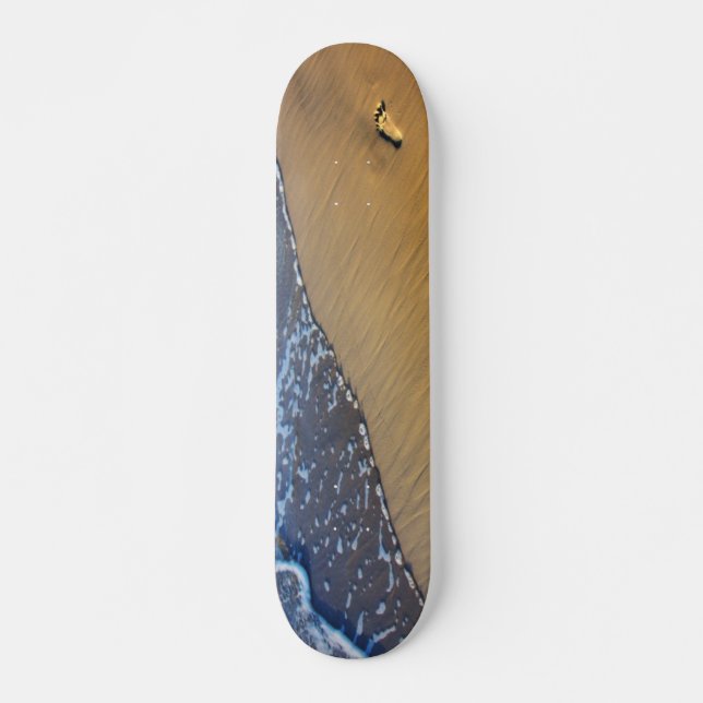 Beach Footsteps Skateboard (Front)