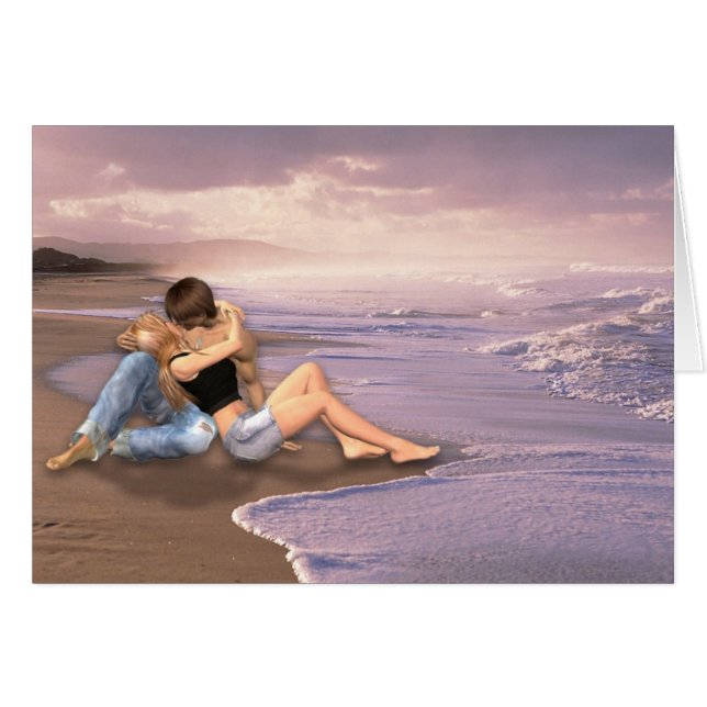 Beach From Here to Eternity Cards (Front Horizontal)