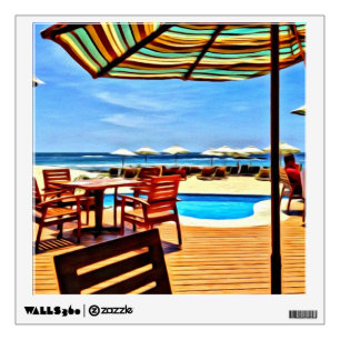 Beach Front Wall Decal