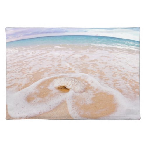 Beach Front With Seashell Cayman Islands Placemat