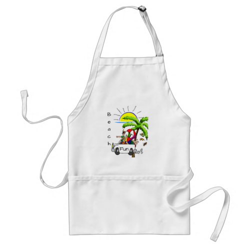 Beach Fun Kitchen Apron