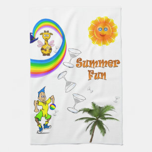 Beach Fun Kitchen Hand Towel
