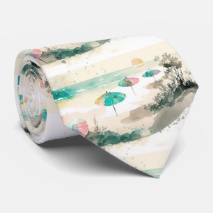 Beach Fun Neck Tie