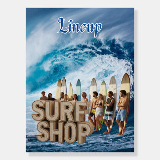 Beach Fun Watercolor Surf Shop Foam Board