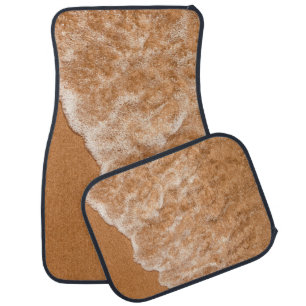 Beach fun, waves, ocean, outdoor adventure car floor mat