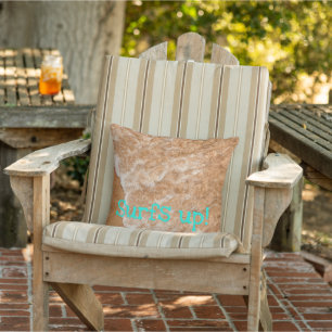 Beach fun, waves, ocean, outdoor adventure pillow