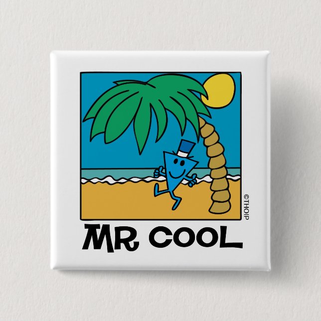 Beach Fun With Mr. Cool Button (Front)