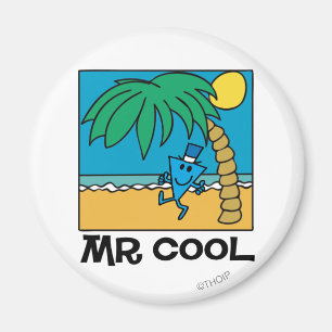 Beach Fun With Mr. Cool Magnet