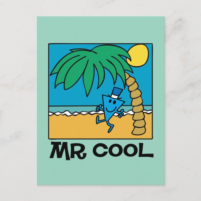 Beach Fun With Mr. Cool Postcard (Front)