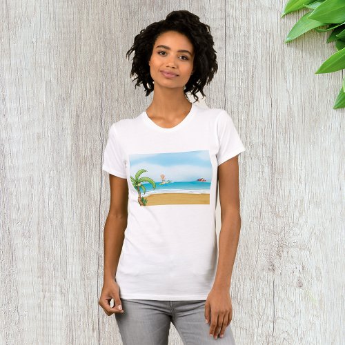 Beach Fun Womens T_Shirt