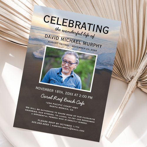 Beach Funeral | Celebration of Life Photo