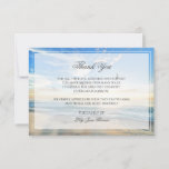Beach Funeral Thank You Card | Memorial Card