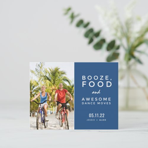 Beach Funny Photo Save the Dates  Announcement Postcard