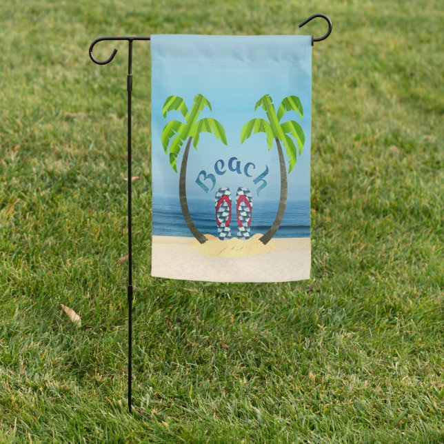 Beach Garden Flag (In SItu)