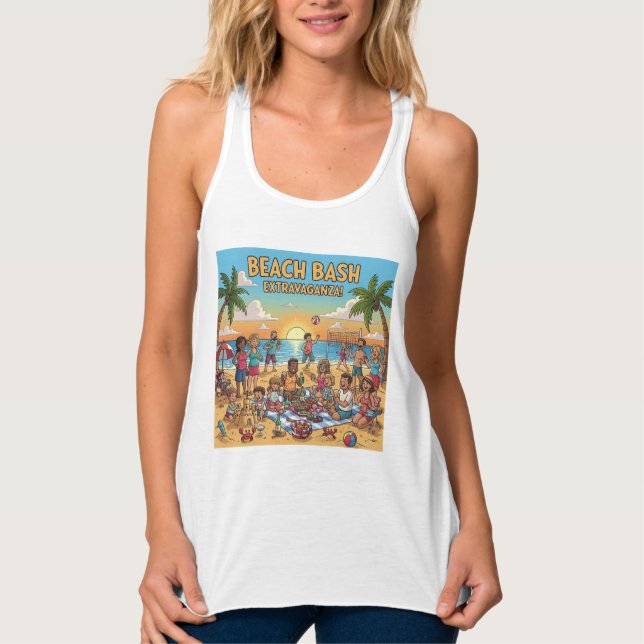 Beach Gathering Tank Top (Front)