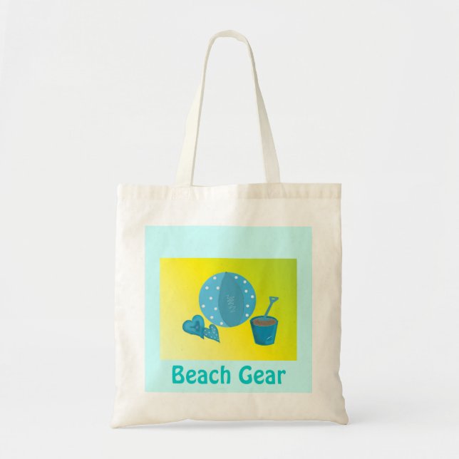 Beach Gear Tote Bag (Front)