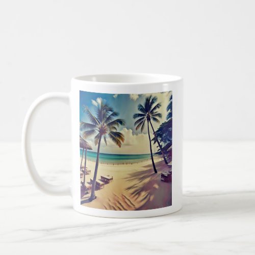 Beach get away  coffee mug