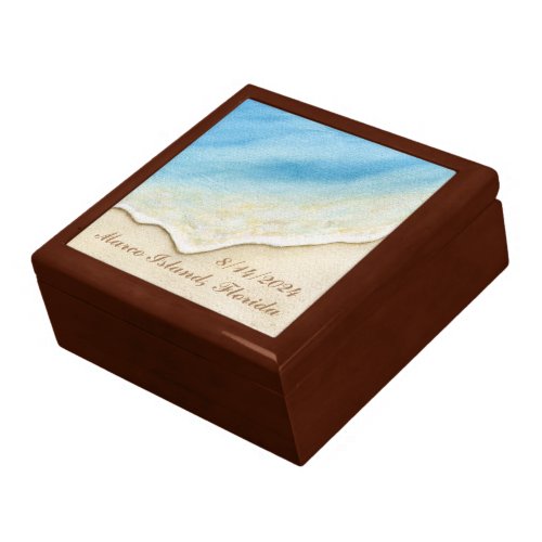 Beach Gift or Souvenir Keepsake Box