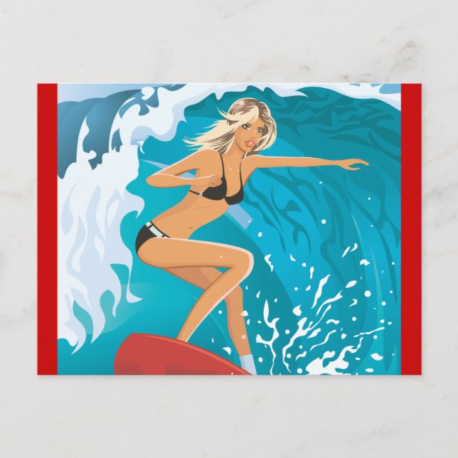 beach_girl_2.ai postcard (Front)