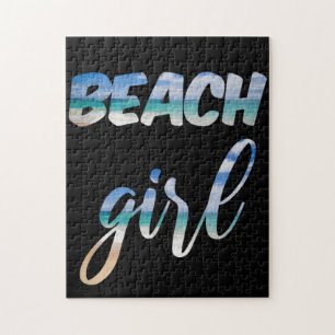 Beach Girl Jigsaw Puzzle
