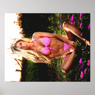 Beach Girl Poster