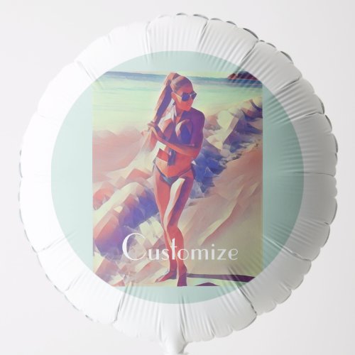 Beach Girl Thunder_Cove  Balloon