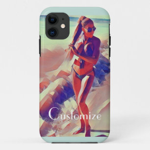 Beach Girl Thunder_Cove  iPhone 11 Case
