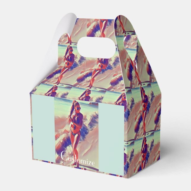 Beach Girl Thunder_Cove  Favor Boxes (Front Side)