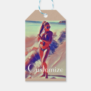Beach Girl Thunder_Cove Gift Tags