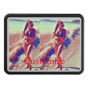 Beach Girl Thunder_Cove Hitch Cover
