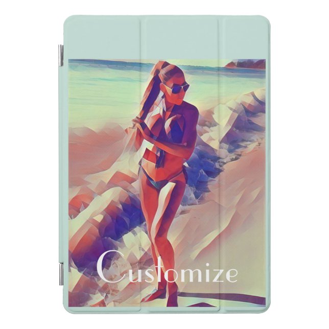 Beach Girl Thunder_Cove iPad Pro Cover (Front)