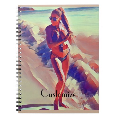 Beach Girl Thunder_Cove Notebook