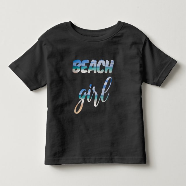 Beach Girl Toddler T-shirt (Front)