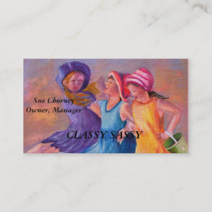 BEACH GIRLFRIENDS CUSTOMIZABLE BUSINESS CARDS
