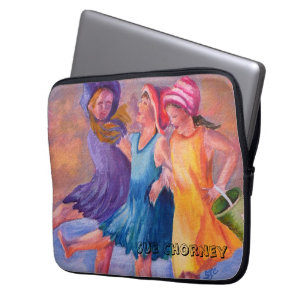 BEACH GIRLFRIENDS LAPTOP CASE