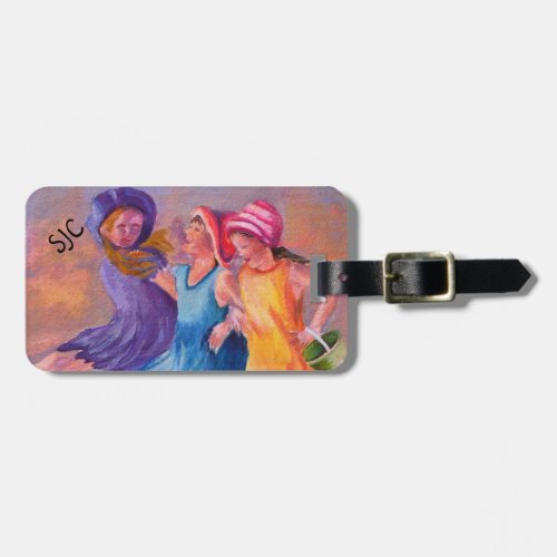 BEACH GIRLFRIENDS PERSONALIZED LUGGAGE TAG